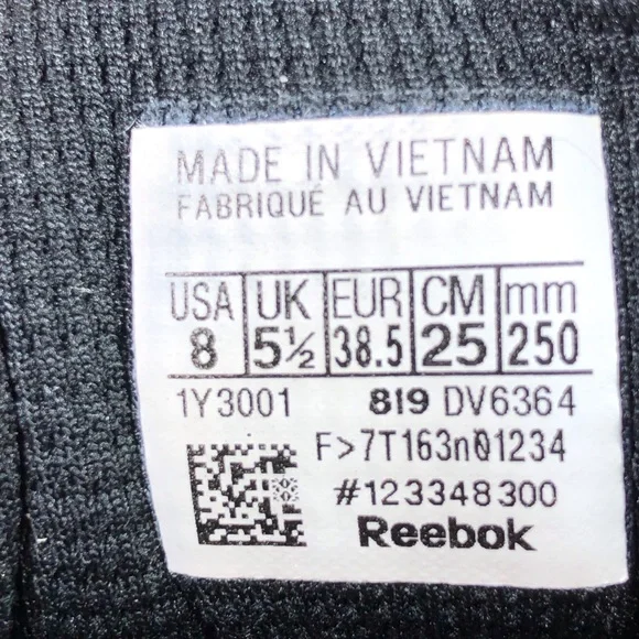 Reebok CrossFit Nano 9 Black Athletic Shoe Women’s sz 8 - Picture 7 of 11